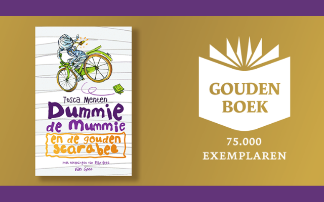 Gouden Boek Dummie de mummie en de gouden scarabee