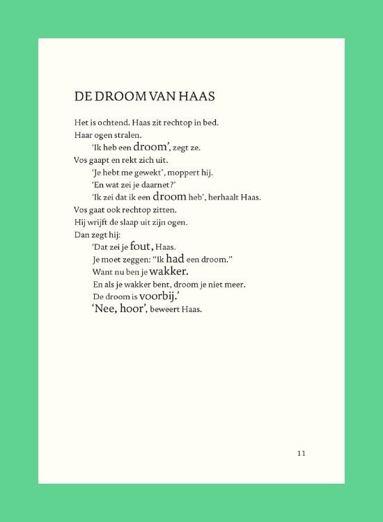 Leesfragment Vos en Haas - De droom van Haas