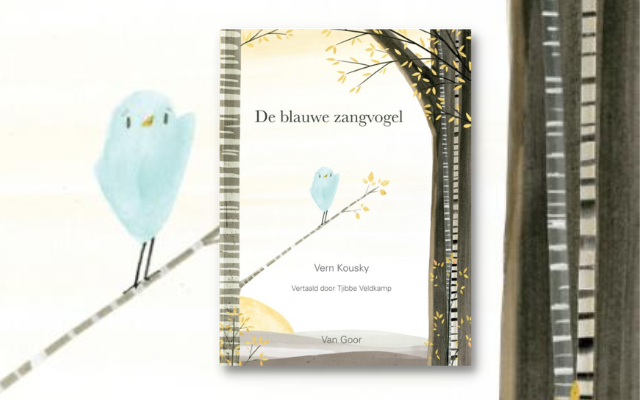 De blauwe zangvogel