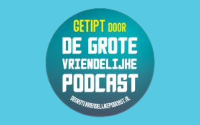 Logo De grote vriendelijke podcast