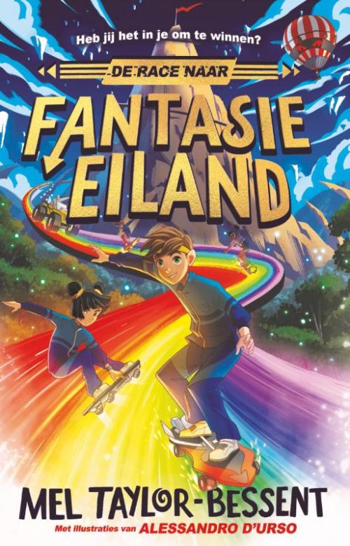 Omslag De race naar Fantasie-eiland