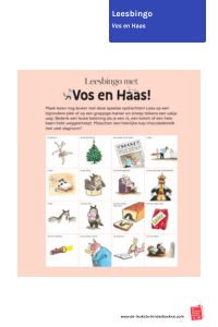 Voorblad leesbingo Vos en Haas